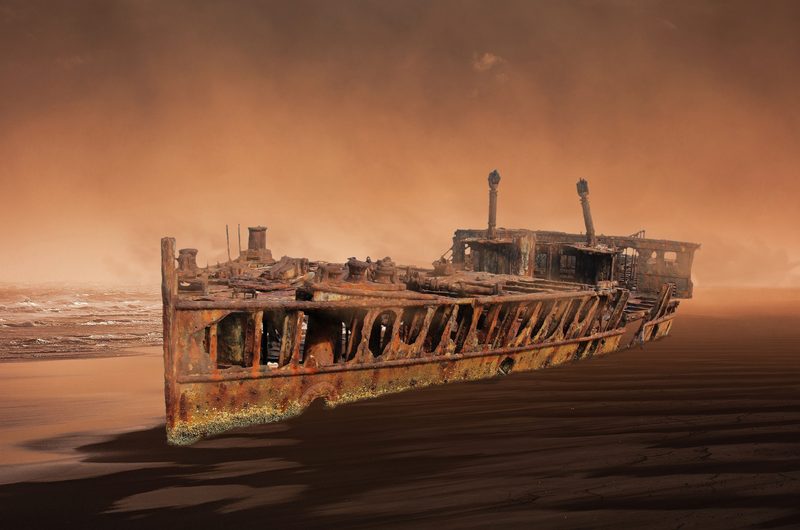 Decompositioning Retired Old Ship