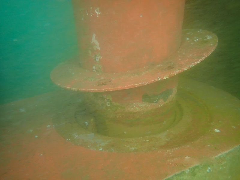 Rudder damage
