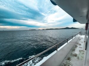 Gulf of Thailand seen from the TSS dive boat