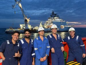 Thai Subsea team on deck