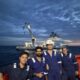 Thai Subsea offshore crew on deck in the Gulf of Thailand