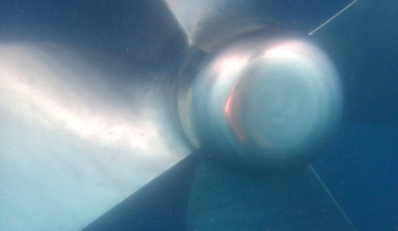 Propeller hub after polishing